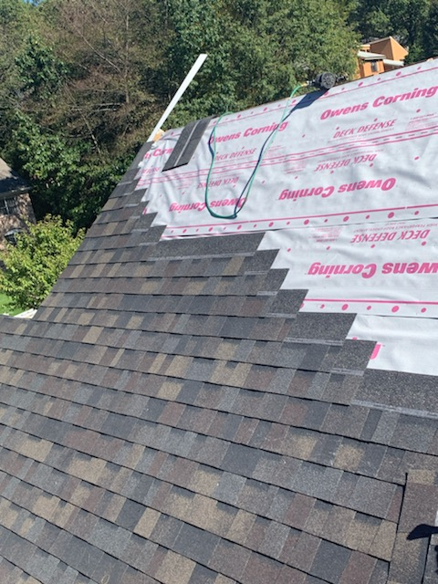 New Roof repair or replacement in the process Roofing. No more leaks- OTR Home Improvement